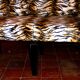 Banquette murale ethnique