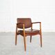 Vintage Captain's Chair in Teak by Erik Buch for Ørum Møbler