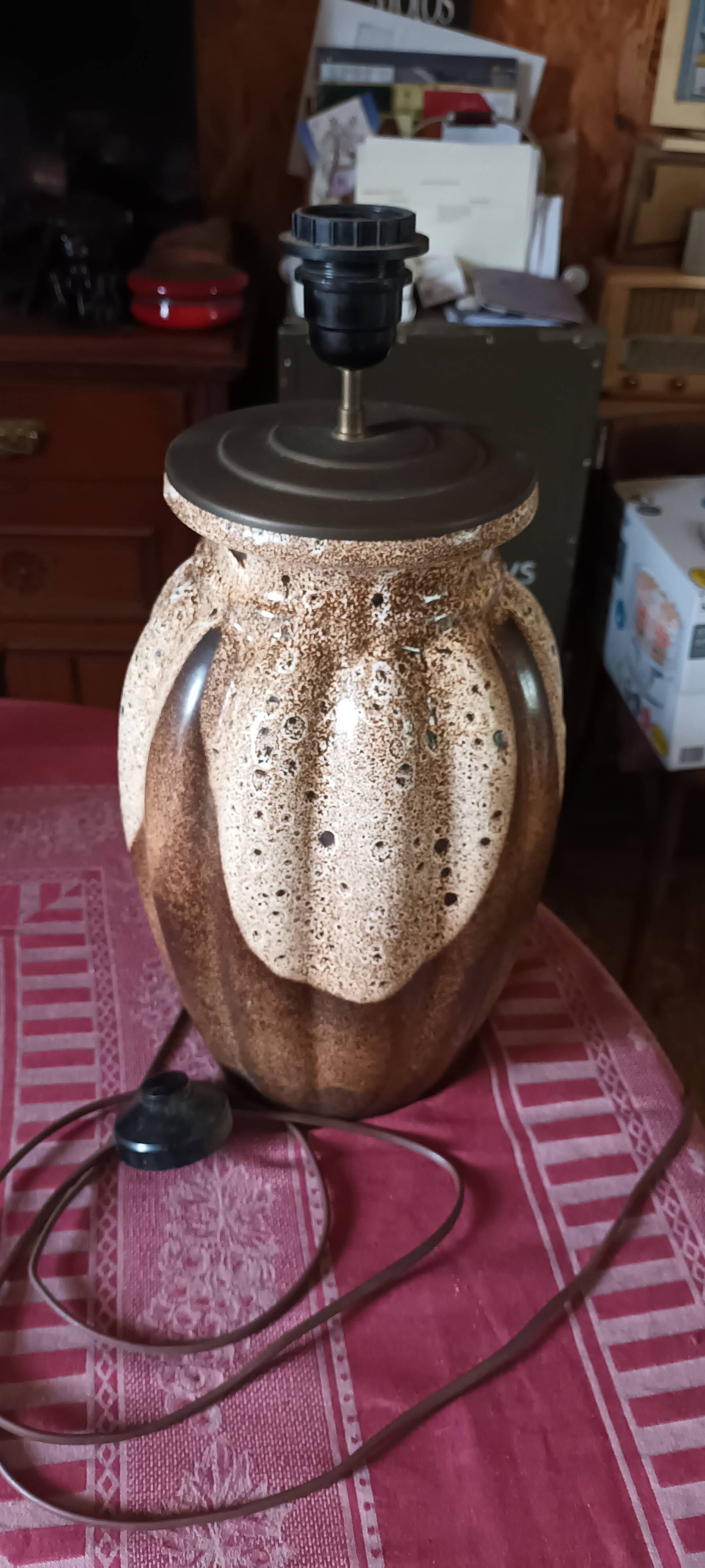 Pied de lampe Scheurich