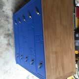 Chest of drawers blue majorelle art deco period