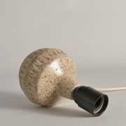 Mid-Century Modern Brown Speckled Stoneware Table Lamp by EGO, Sweden 1960s