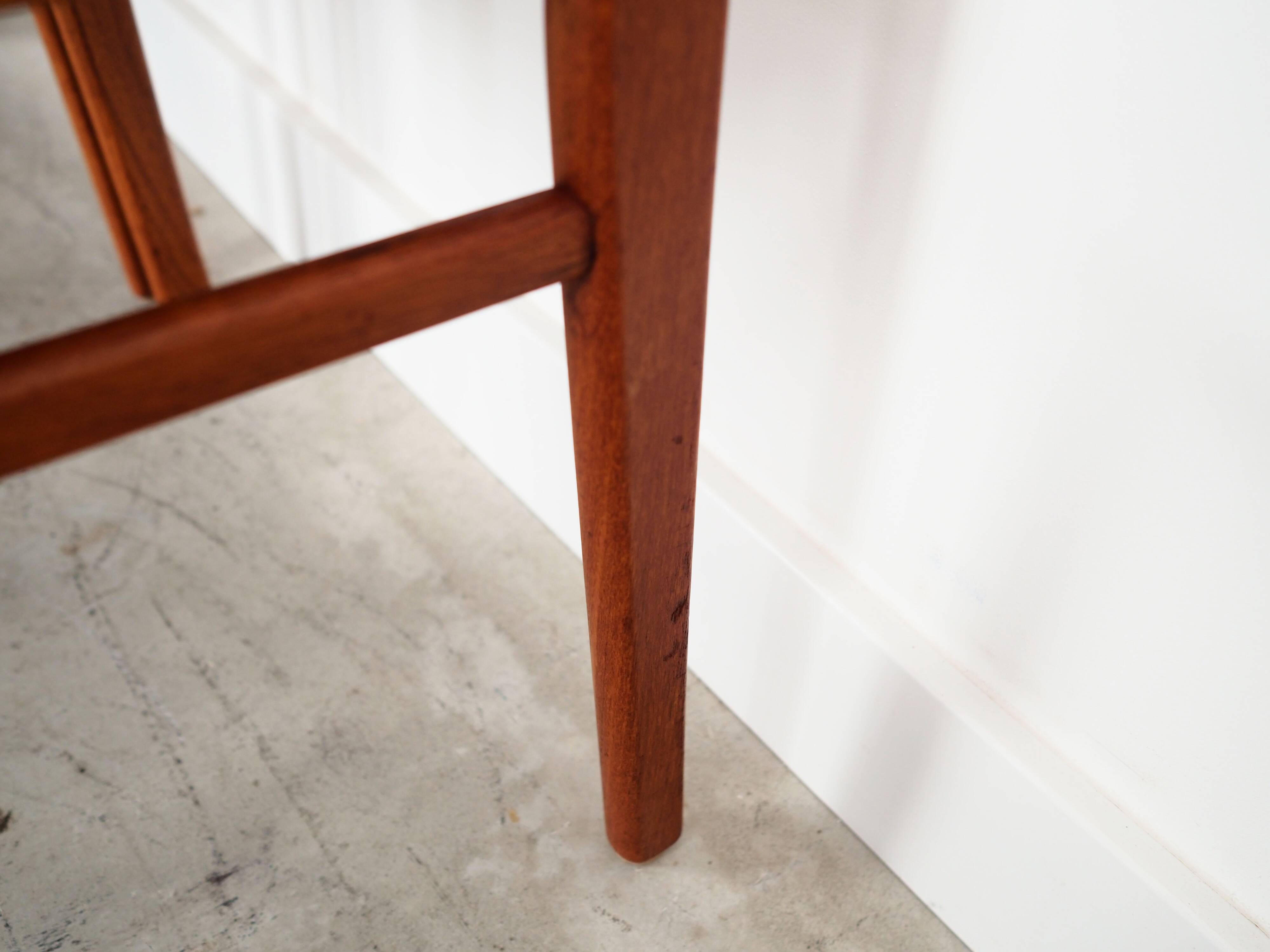 Set of four teak chairs, Danish design, 1970s, production: Denmark