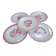 Lot of 5 antique opaque porcelain plates.