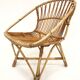 Fauteuil en rotin de Rohe Noordwolde, 1960, Pays-Bas