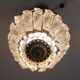 Suspension chandelier with metal and glass grapevines manufactured 60's / 70's