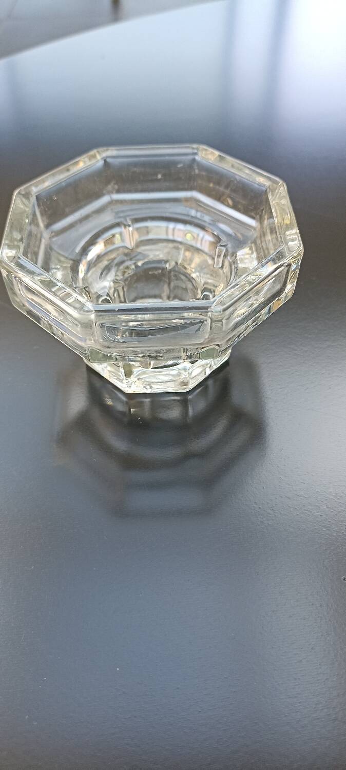 Bougeoir en verre