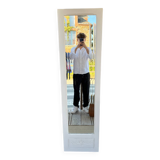 Grey patinated mirror