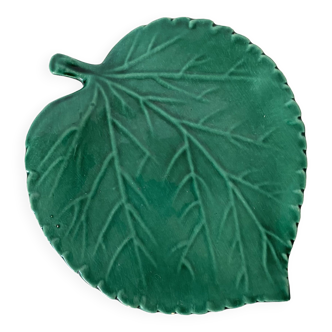 Vintage ceramic leaf dish