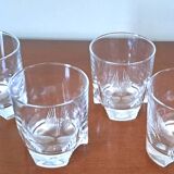 4 verres à whisky en cristal