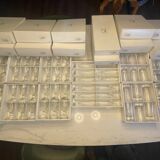 Set de 70 verres Crystal Durand - Organdi -