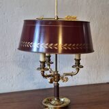Lucien Gau Model 15033 mid century brass table lamp