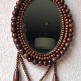 Mirror frame beads wood