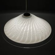 Murano glass pendant lamp, tourbillon, Italy, 1970s