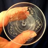 Set of 12 glass liqueur glasses from the 1930s 1940s