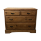 Wooden chest of drawers iron handles