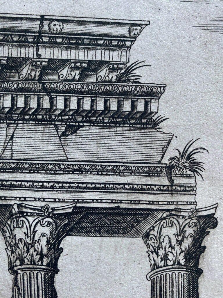 Antoine Lafrery, "Speculun Romanae Magnificen", set of 6 engravings, XVIth