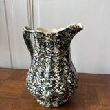 Green and blue speckled water carafe/pitcher