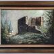 Tableau ancien paysage signé M Cornu des années 1980
