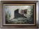 Tableau ancien paysage signé M Cornu des années 1980
