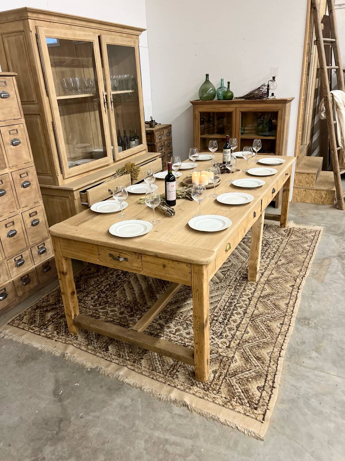 Very large farmhouse table