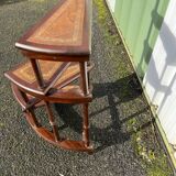 Victorian Leather Library Staircase, England