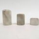 Set of three marble candle sticks, Italy 1970's