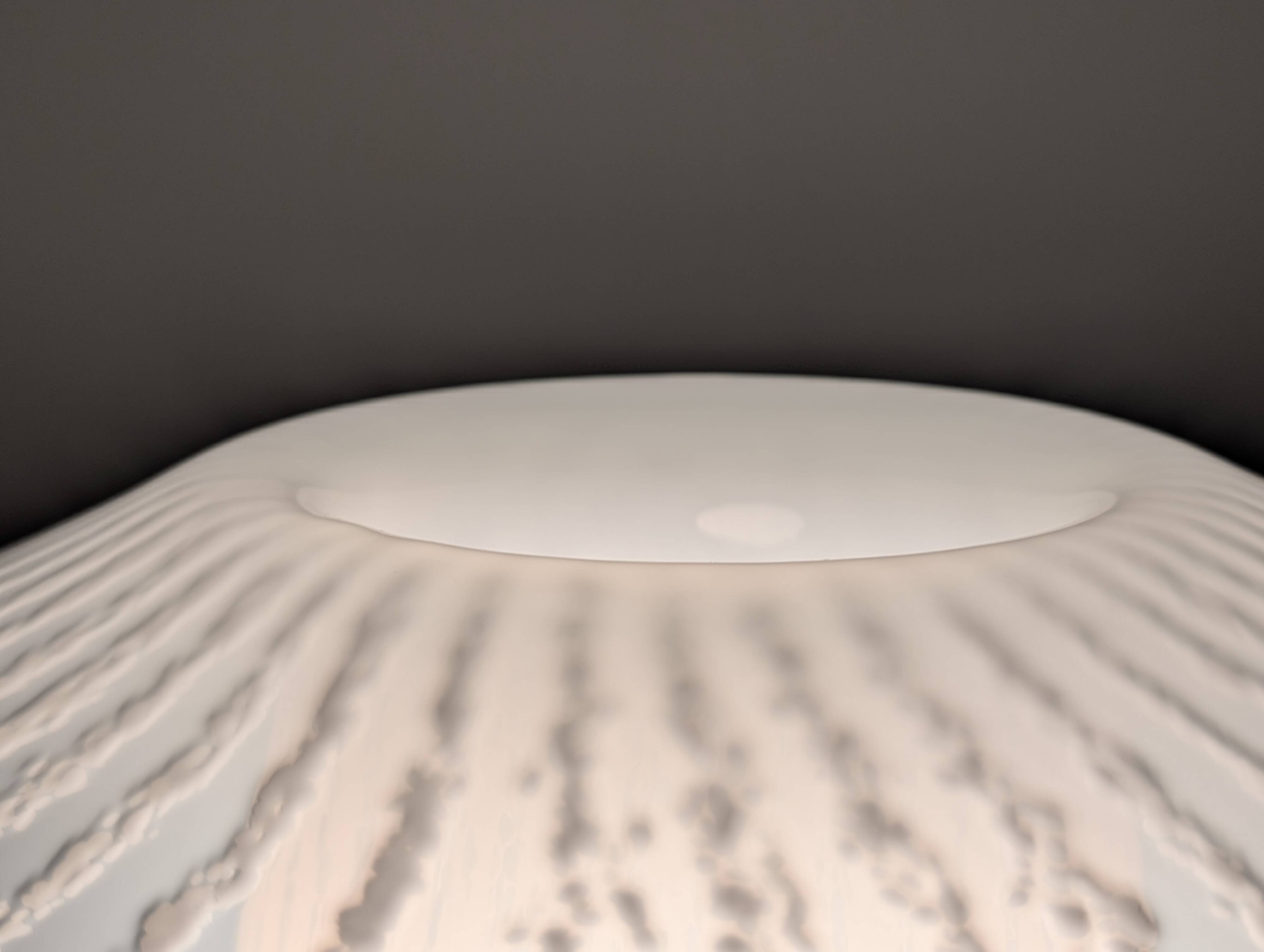 Murano Glass Mushroom Lamp with Jellyfish Effect, 1980s