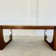 VINTAGE DANISH MID CENTURY TEAK  & CERAMIC COFFEE TABLE  1960s