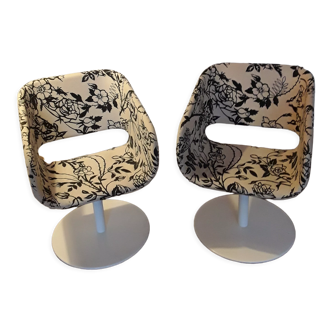 Pair of vintage armchairs 70s