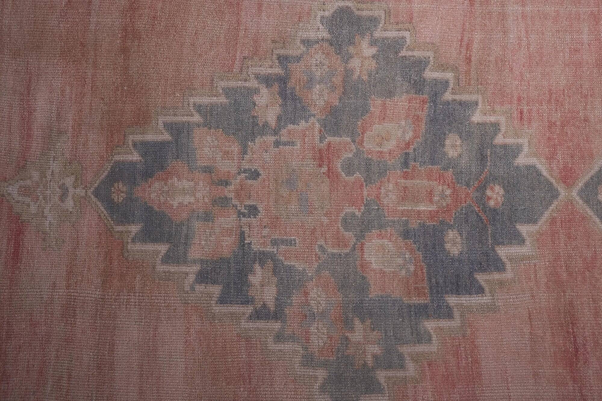 Vintage Turkish hallway rug 95x745 cm