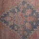 Vintage Turkish hallway rug 95x745 cm