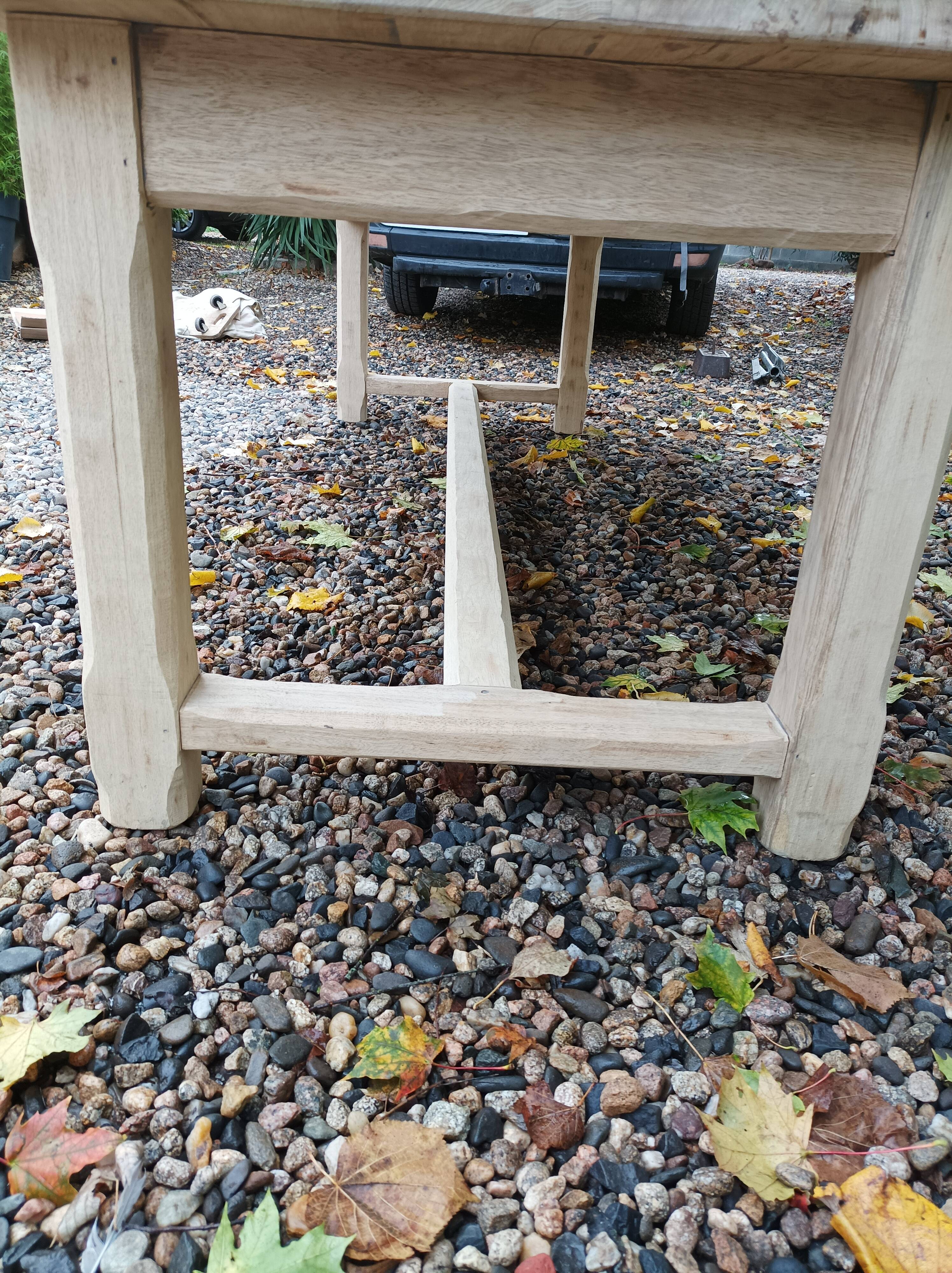Solid farmhouse table