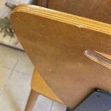 Italian chair from the 80s, in wood and metal