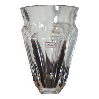 Baccarat Cut Crystal Vase - Nelly Harcourt 17cm