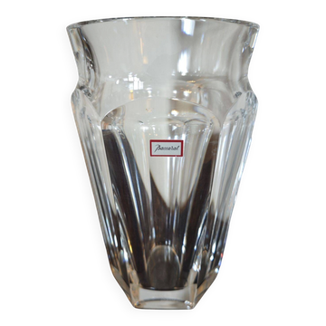 Baccarat Cut Crystal Vase - Nelly Harcourt 17cm