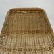 Suite of six vintage bar stools in rattan design Rohe 1960