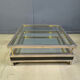 Vintage sliding top coffee table, 1970s