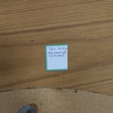 Wall mirror in pine by Uno Kristiansson, Sweden, 1960