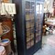 Parisian antique black patinated showcase