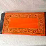 Vintage orange underplate 70s