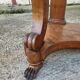 Empire restauration console with marble top in walnut from the 19th century