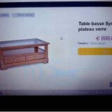 Symphony coffee table in solid wood