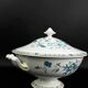 Soupière Haviland Limoges modèle Nankin décor bleu et or