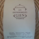 Snail service 6 gien porcelain snail set of 6 plates of a dozen