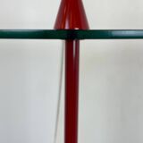 Postmodern Red Side Table, 1980s