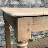 Raw wood farm table 1920