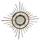 1950s French Artisan Rattan Sun Mirror