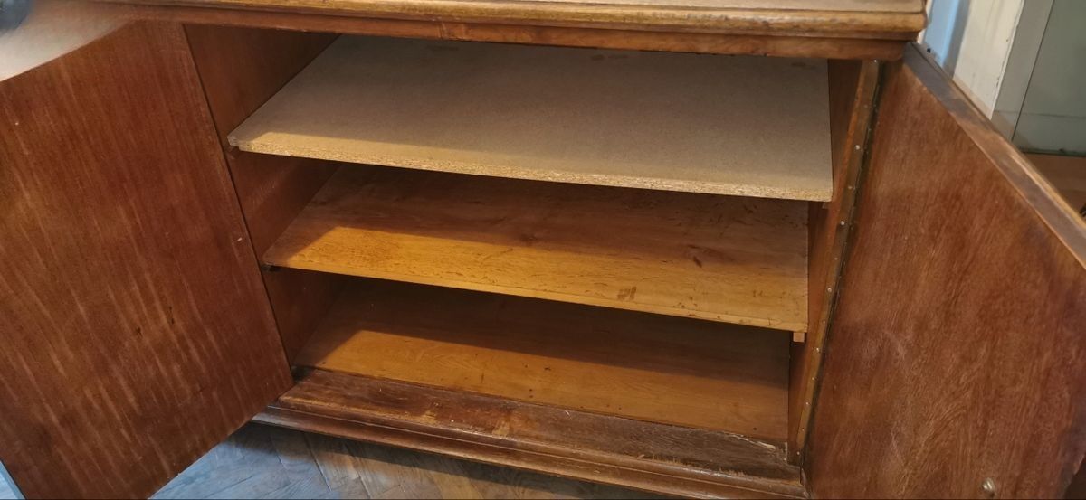 1930s Art Deco sideboard in solid oak