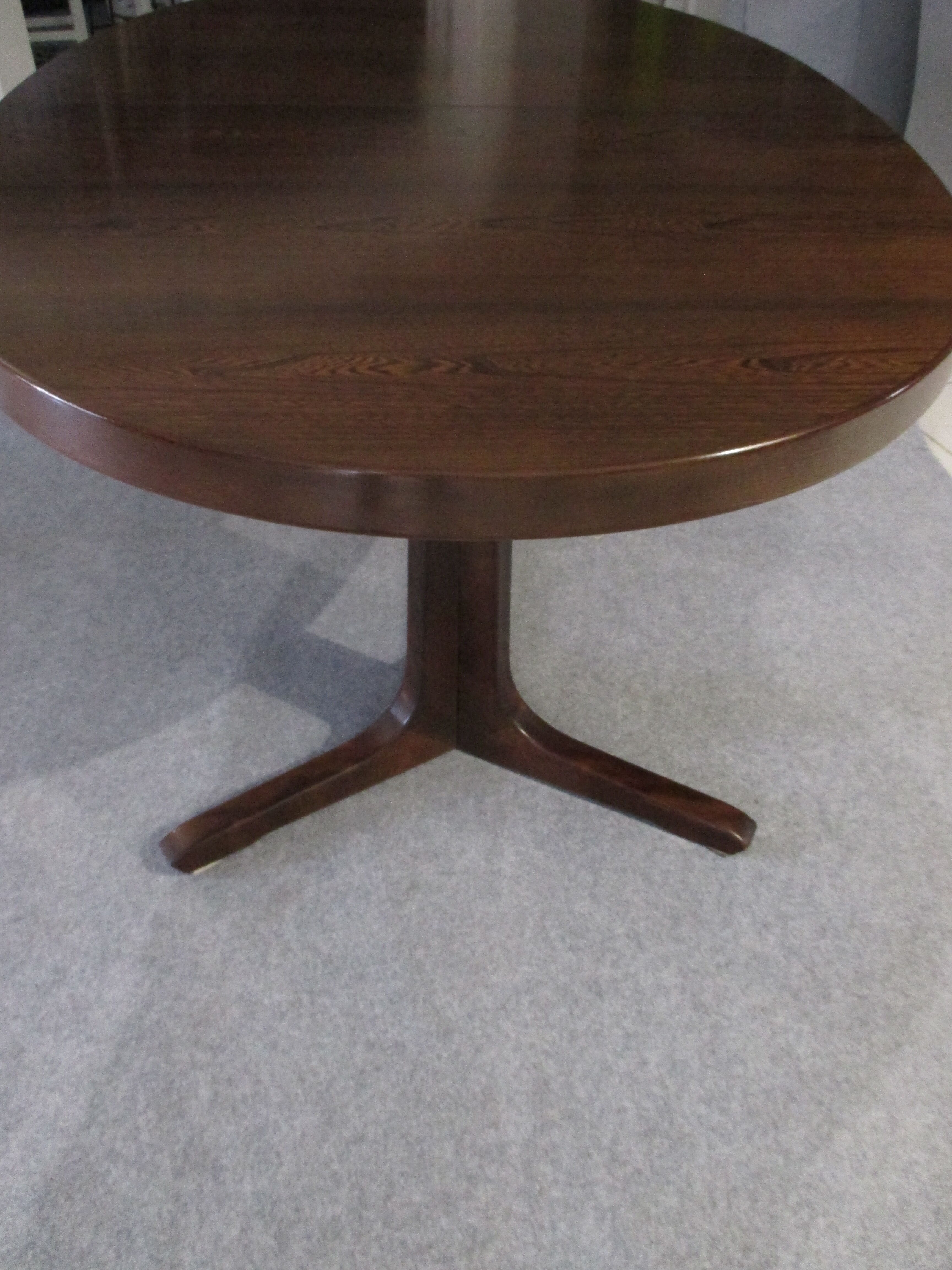 Extendable oval table Baumann 1970