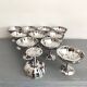 Lot de 11 coupes à glace années 60